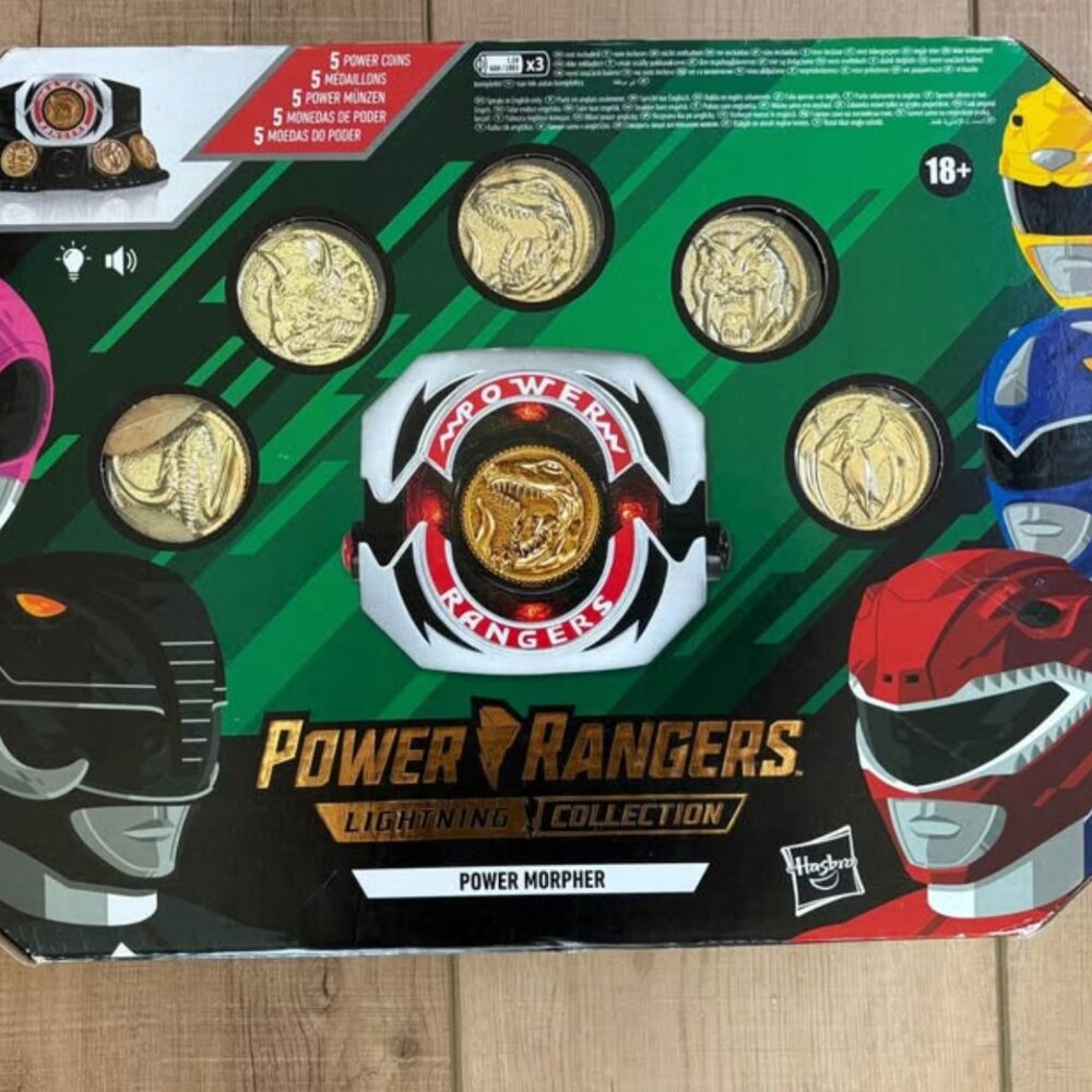 Power Rangers Lightning Collection Mighty Morphin Power Morpher Coins Set